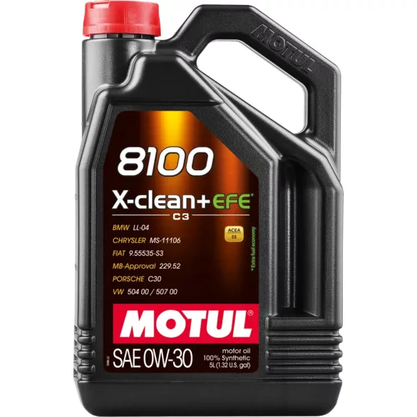 MOTUL 8100 X-clean+ EFE 0W30 5L