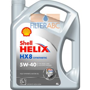 SHELL HELIX HX8 Synthetic 5W40 4L