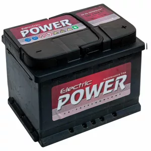 ELECTRIC POWER 12V 60Ah 500A jobb+ akkumulátor (190 mm MAGAS)