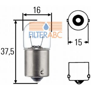 BOSCH 1987302815 izzó - R5W 12V 5W