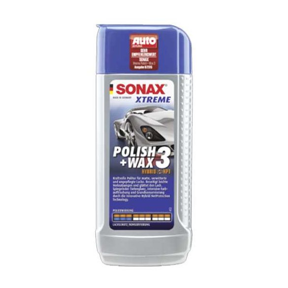 SONAX Polir és Wax XXTREME3 250 ml 