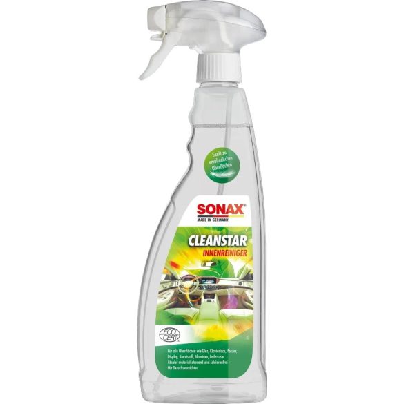 SONAX CleanStar Autóbelső tisztító 750 ml