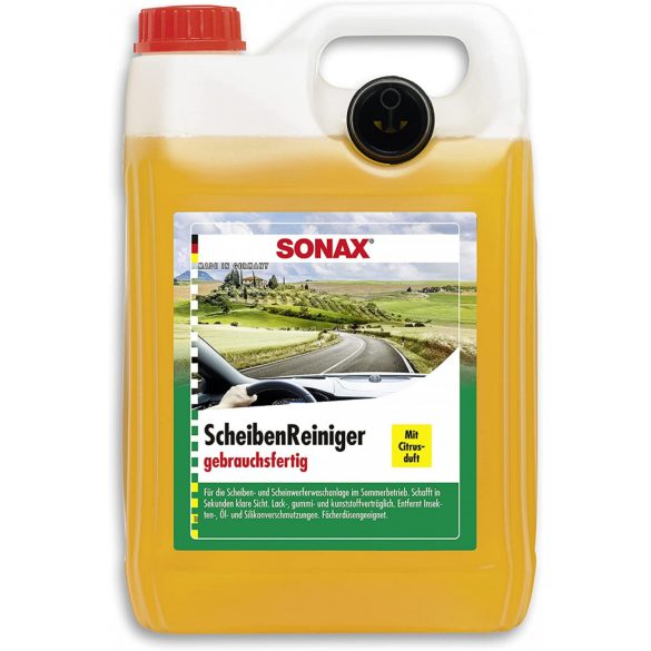 SONAX Nyári szélvédőmosó készrekevert 5 liter - CITRUS