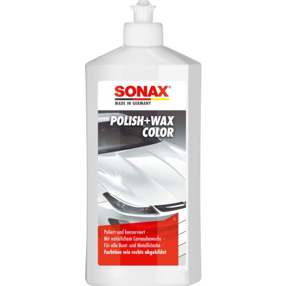 SONAX Polír és Wax 500 ml - FEHÉR