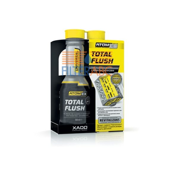 XADO ATOMEX Total Flush olajrendszer tisztító 250 ml