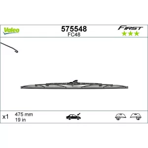 VALEO FIRST 48 cm ablaktörlő lapát