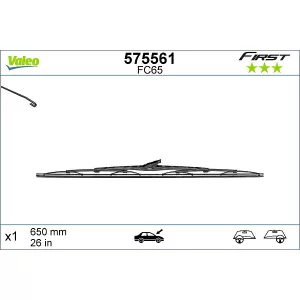 VALEO FIRST 65 cm ablaktörlő lapát