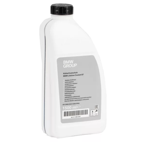 BMW LIFETIME COOLANT 87 fagyálló koncentrátum 1,5L (-72 C)