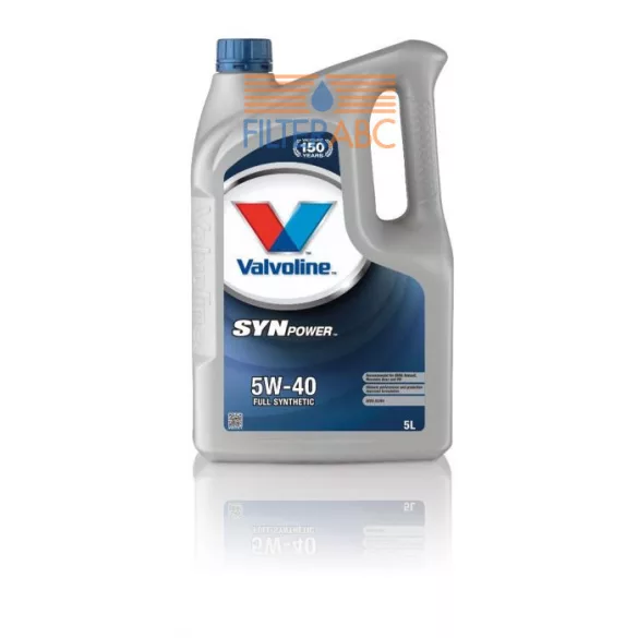VALVOLINE SYNPOWER 5W40 5L