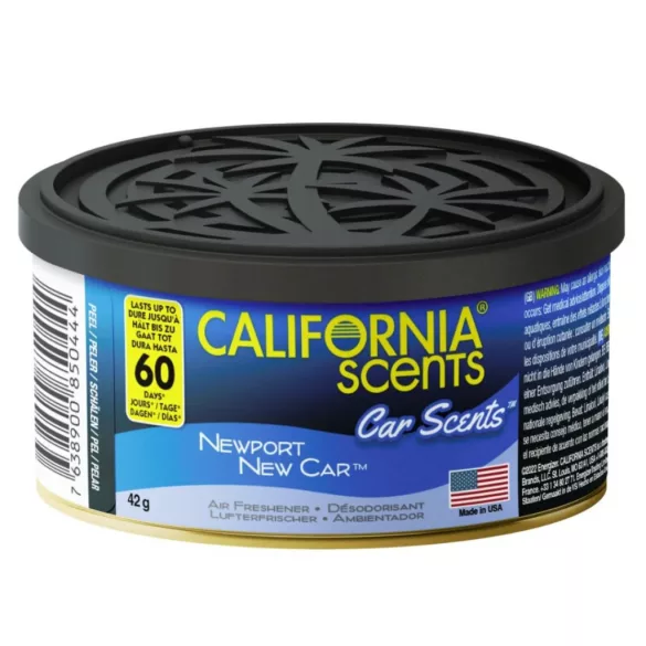 CALIFORNIA SCENTS illatosító konzerv - NEW CAR