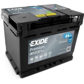EXIDE PREMIUM EA640 akkumulátor (12V 64Ah 640A J+)