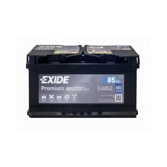 EXIDE PREMIUM EA852 akkumulátor (12V 85Ah 800A J+)