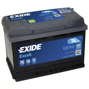 EXIDE EXCELL EB740 akkumulátor (12V 74Ah 680A J+)