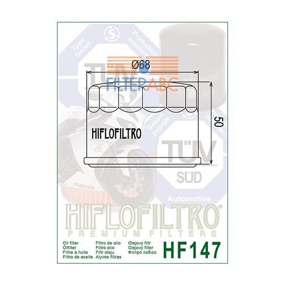 HIFLOFILTRO HF147 olajszűrő