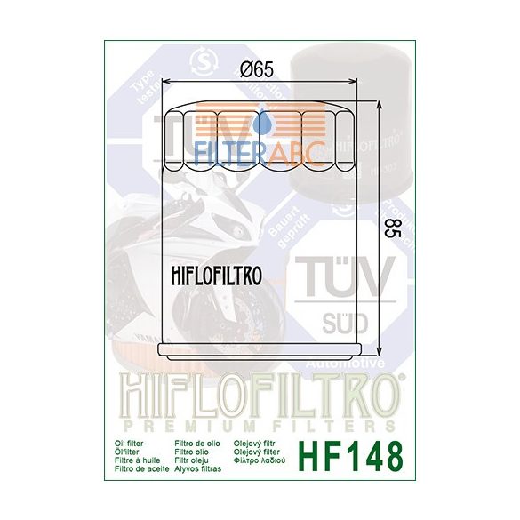 HIFLOFILTRO HF148 olajszűrő