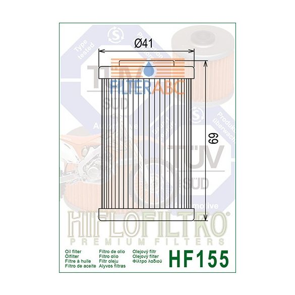 HIFLOFILTRO HF155 olajszűrő