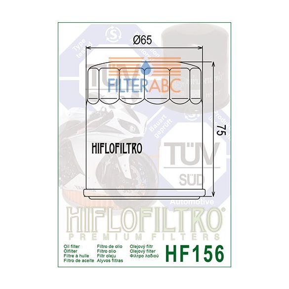 HIFLOFILTRO HF156 olajszűrő