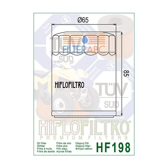 HIFLOFILTRO HF198 olajszűrő