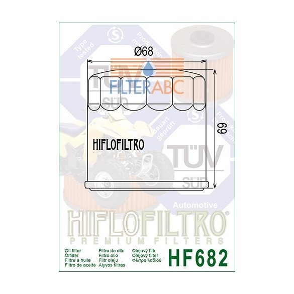 HIFLOFILTRO HF682 olajszűrő