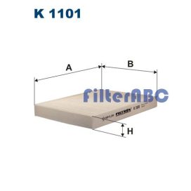   FILTRON K1101 pollenszűrő - (Klímával szerelt modellekhez)