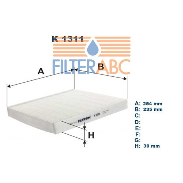 FILTRON K1311 pollenszűrő