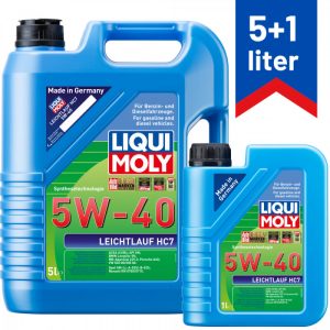 Liqui Moly Leichtlauf HC7 5W40 5L + 1L ajándék