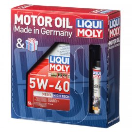   LIQUI MOLY Diesel High Tech 5W40 csomag (5L + MoS2 motorolaj adalék 300 ml) 