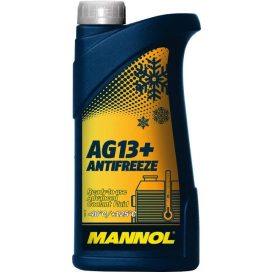 MANNOL AG13+ készrekevert fagyálló 1L (-40 C, SÁRGA)
