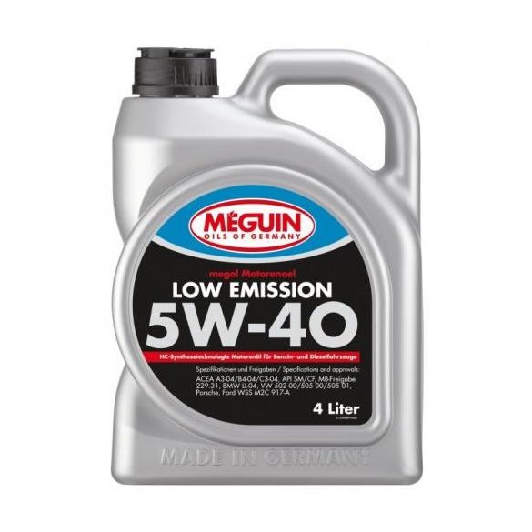 MEGUIN Low Emission 5W40 4L