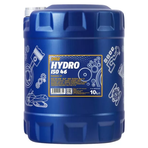 MANNOL 2102 HYDRO HLP 46 hidraulika olaj 10L
