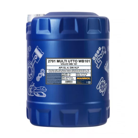 MANNOL 2701 MULTI UTTO WB101 10L