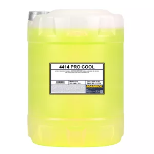 MANNOL 4414 PRO COOL készre kevert motorkerékpár fagyálló 5L (SÁRGA)