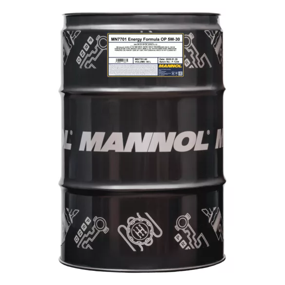 MANNOL 7701 ENERGY FORMULA OP 5W-30 20L