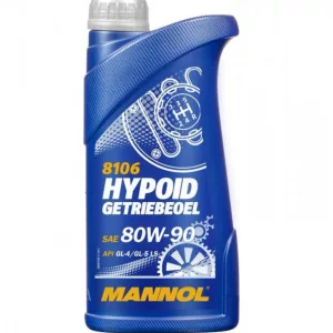 MANNOL 8106 HYPOID GETRIEBEOEL 80W90 1L (API GL-5)