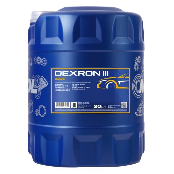 MANNOL 8206 Automatic Plus ATF Dexron III 10L