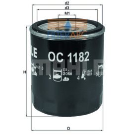 MAHLE ORIGINAL OC1182 olajszűrő