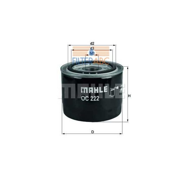 MAHLE ORIGINAL OC222 olajszűrő
