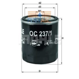 MAHLE ORIGINAL OC237/1 olajszűrő