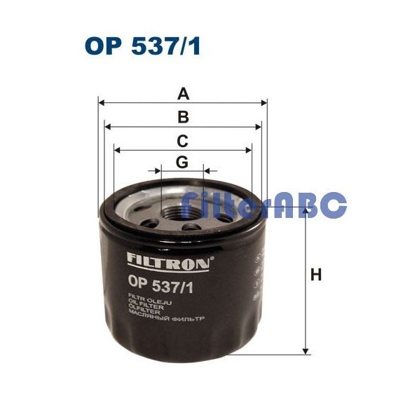 FILTRON OP537/1 olajszűrő