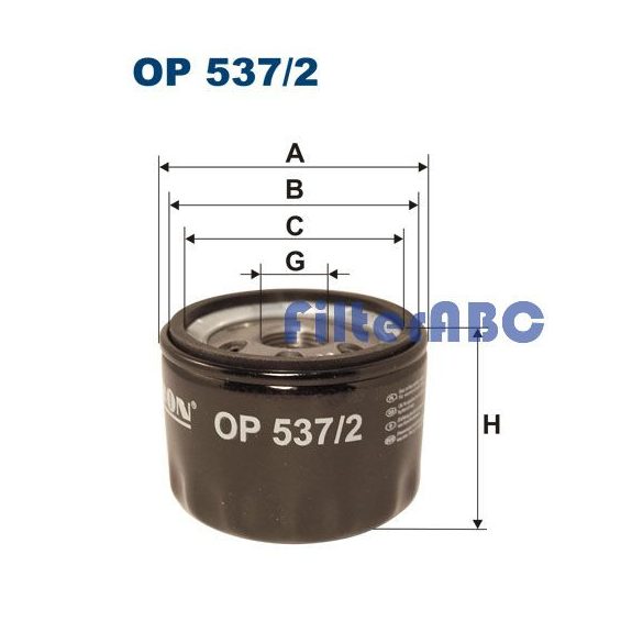 FILTRON OP537/2 olajszűrő