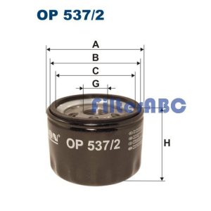 FILTRON OP537/2 olajszűrő - 2005.10. hónapTÓL gyártott modellekhez