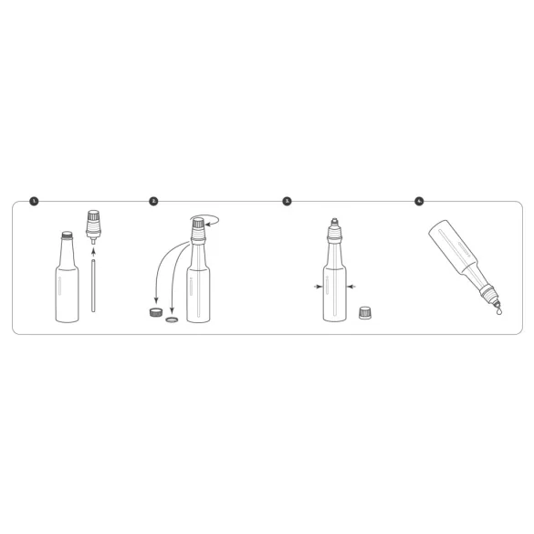 Adagolófej (Megalene Plus és Megasel 250 ml-es üzemanyag-adalékokhoz)