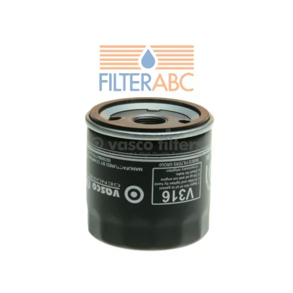 VASCO FILTERS V316 olajszűrő