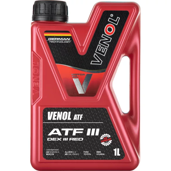VENOL ATF III - DEXRON III RED 4L
