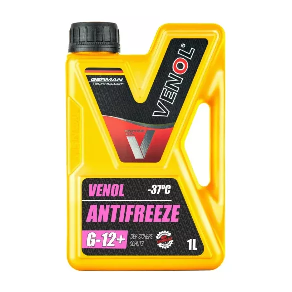  VENOL G12+ készre kevert fagyálló 1L ( -37°C)