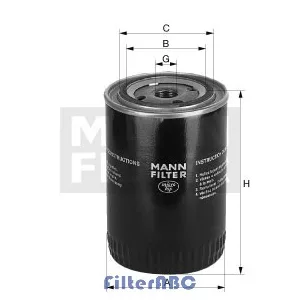 MANN FILTER W1130 olajszűrő