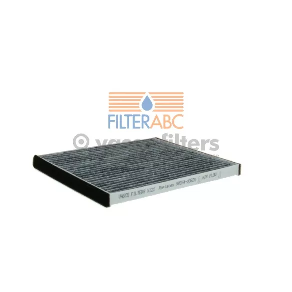 VASCO FILTERS X122 aktívszenes pollenszűrő