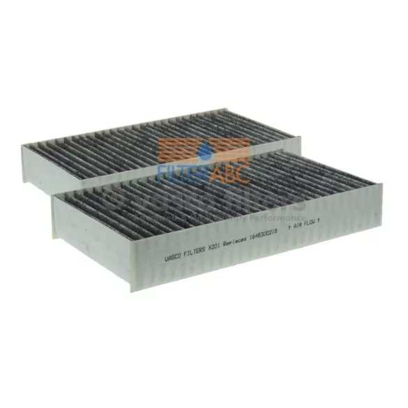 VASCO FILTERS X201 aktívszenes pollenszűrő