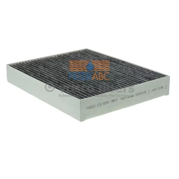 VASCO FILTERS X807 aktívszenes pollenszűrő